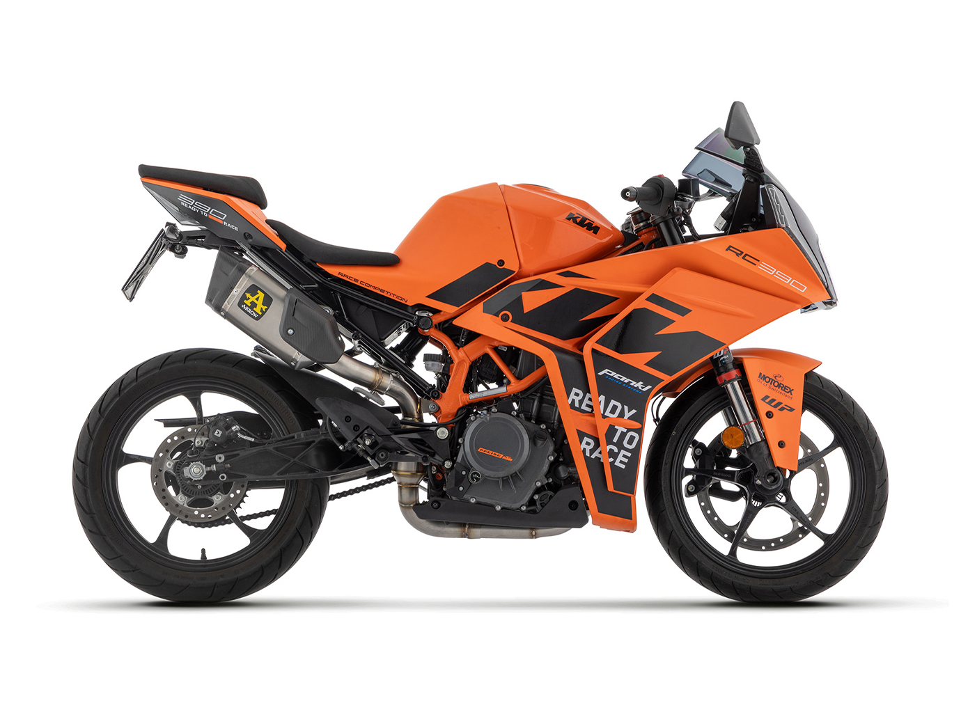 Sistema Completo ARROW COMPETITION con Silenciador PISTA para KTM RC 390 a partir del Modelo Año 2022-