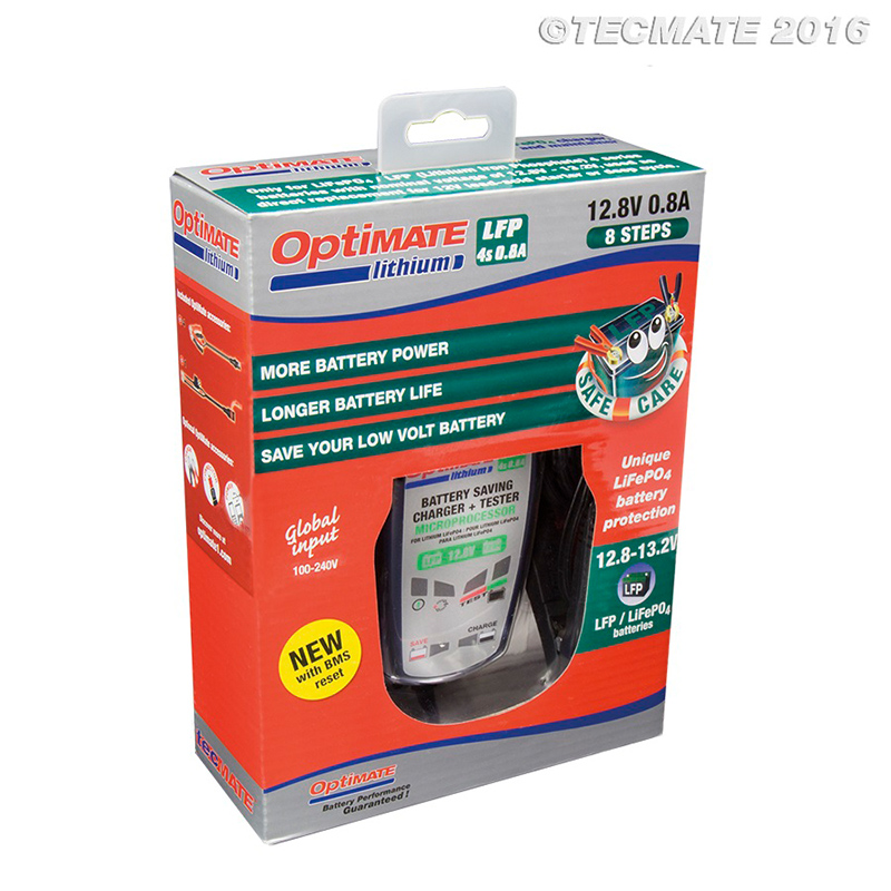 cargador de batería OPTIMATE Litio 4s 0.8 Amperios