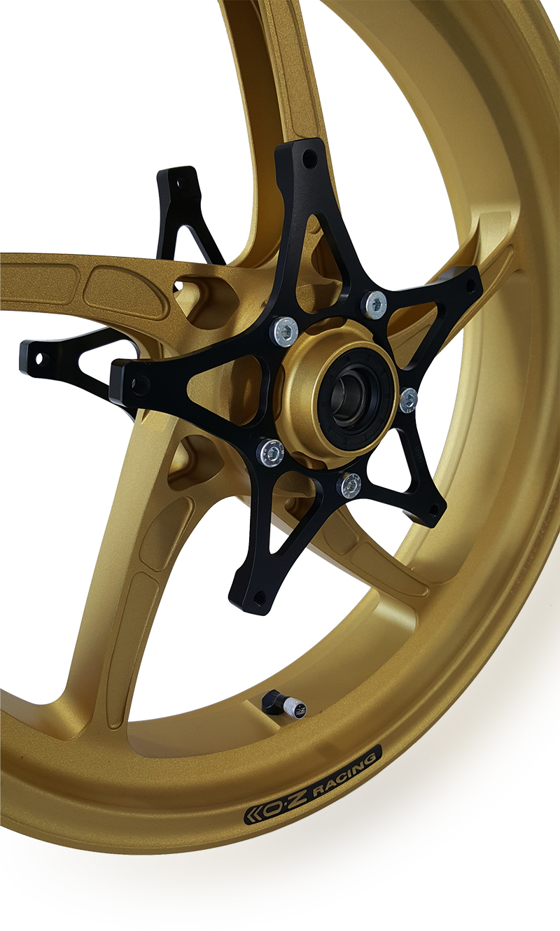 Kit de conversión OZ Piega 17" BMW R 1250 GS Color oro incl. disco de frenos alpha Racing