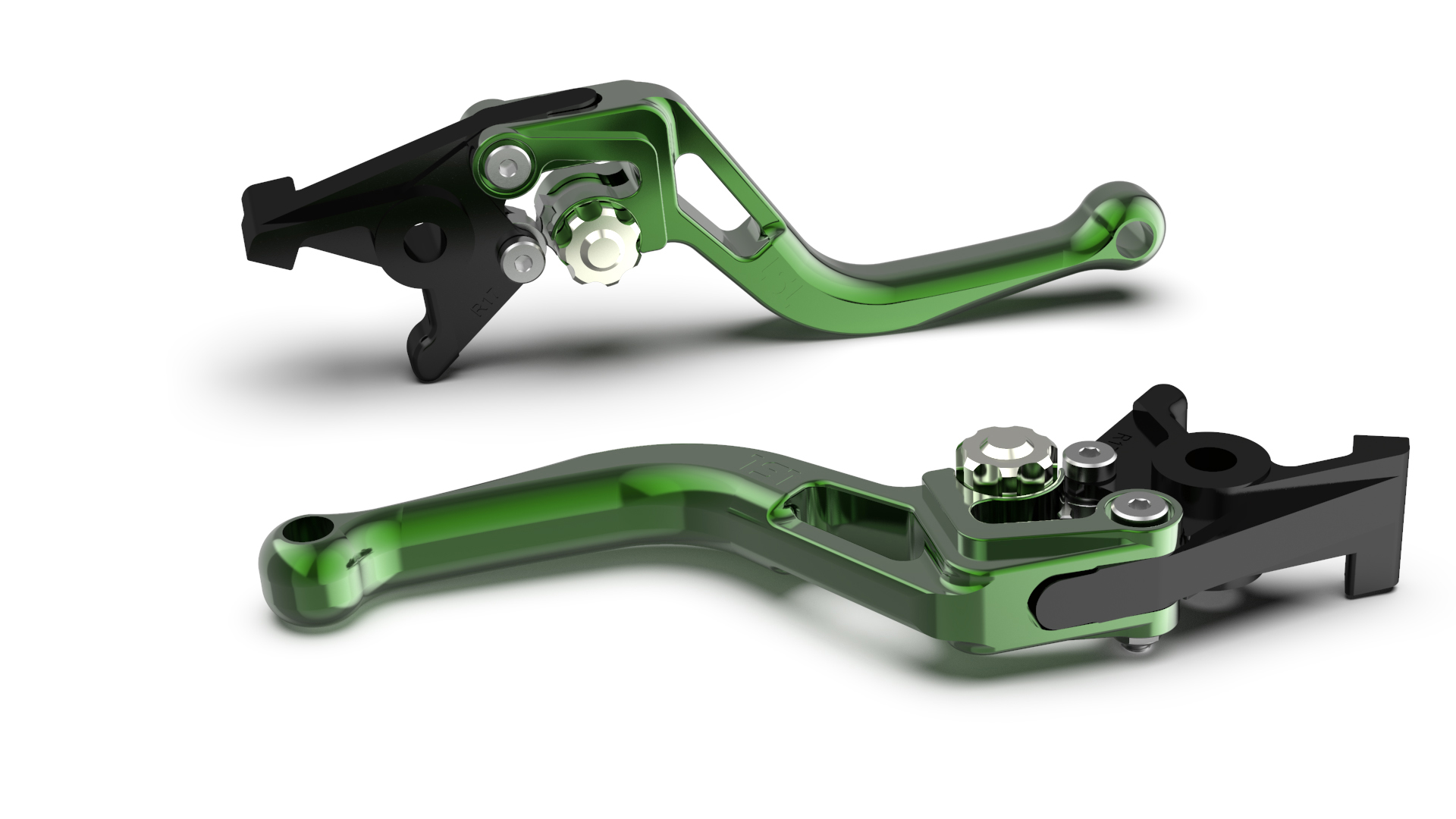 LSL maneta del embrague BOW L83R, corto, verde/plata