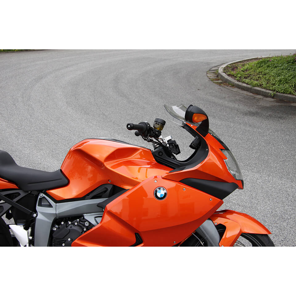 Kit Superbike LSL con certificado de piezas para BMW K1200S, Tipo K12S, 2004-2008, K1300S, Tipo K12S, 2009-, plata, (Tipo G)