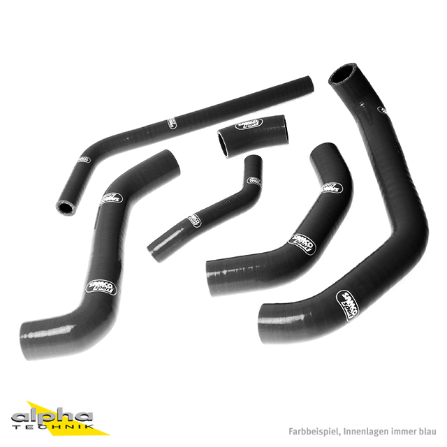 Kit de mangueras de silicona SAMCO SPORT negro para Kawasaki ZX10R año del modelo 2011-2015