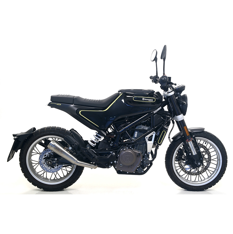 Silenciador ARROW PRO RACE para Husqvarna Svartpilen - Vitpilen 401 2018-19 de acero inoxidable