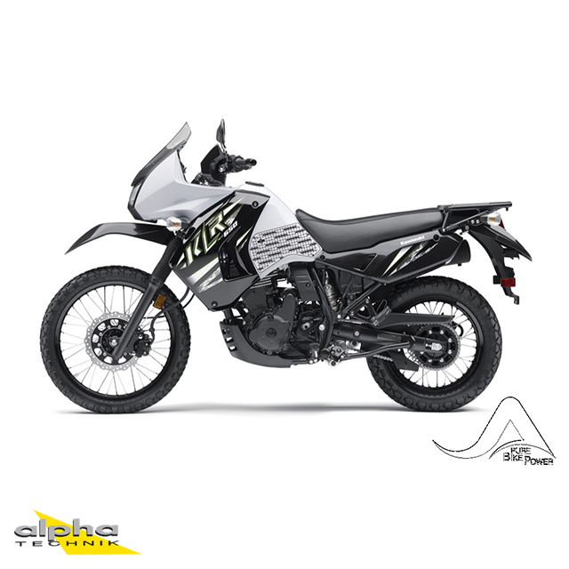 Stompgrip transparente, Volcano, para Kawasaki KLR650, 2000-2018