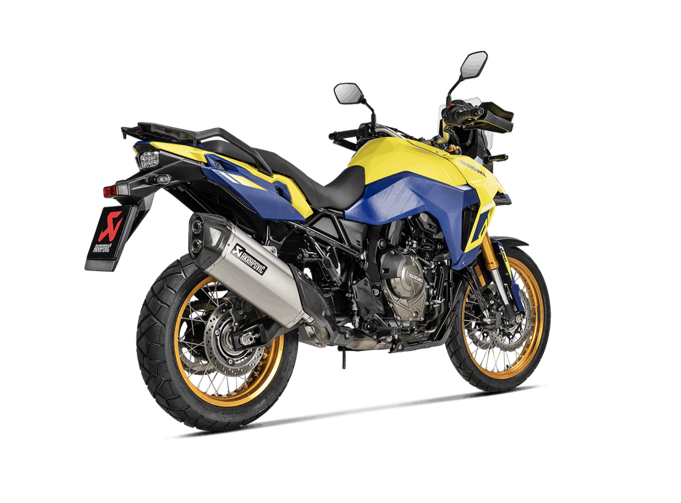 Escape Akrapovic Slip-On Line (Titanio) para Suzuki V-Strom 800 año del modelo 2022-2025