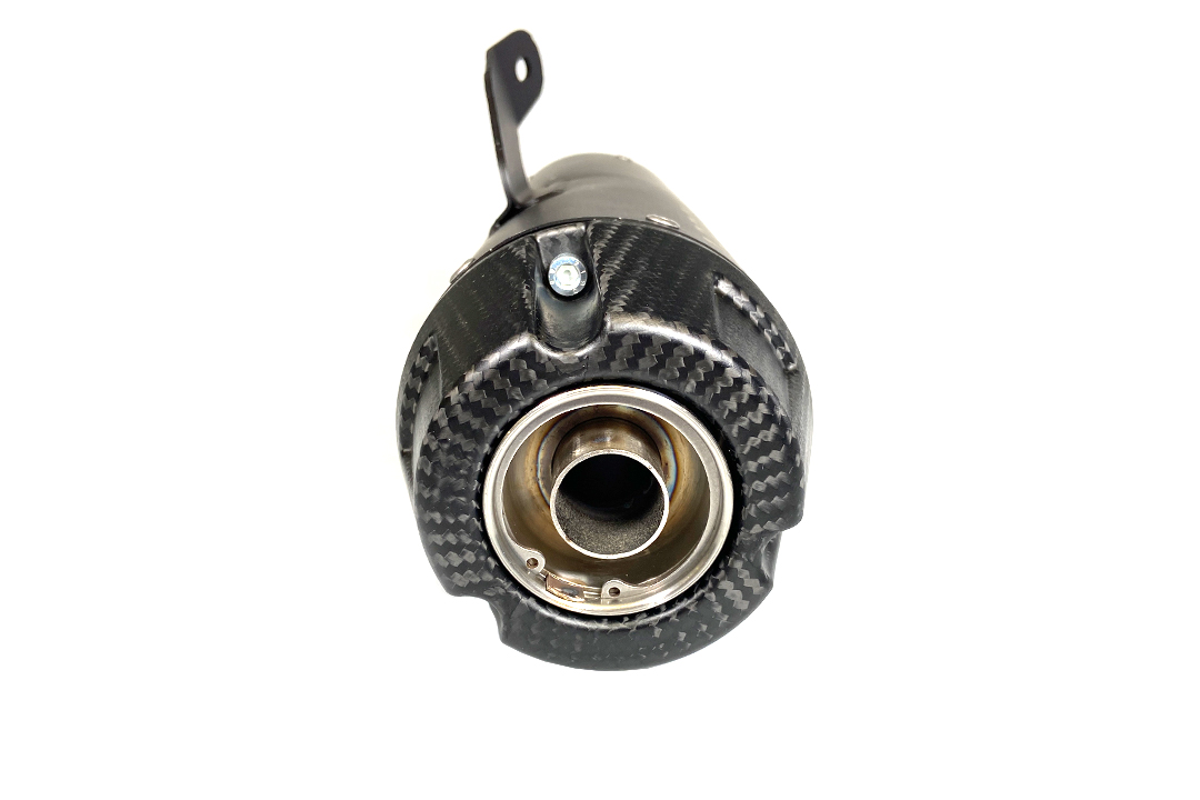 ARROW Silenciador REBEL Sip-On para Yamaha XSR700 2021-, acero inoxidable negro (Solo con colector ARROW)