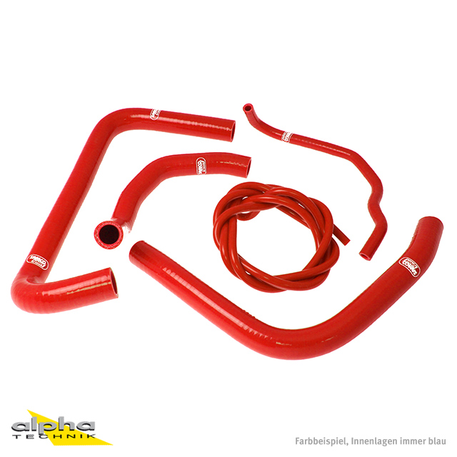 Kit de mangueras de silicona SAMCO SPORT rojo para Honda CBR900RR Año del modelo 1992-1993