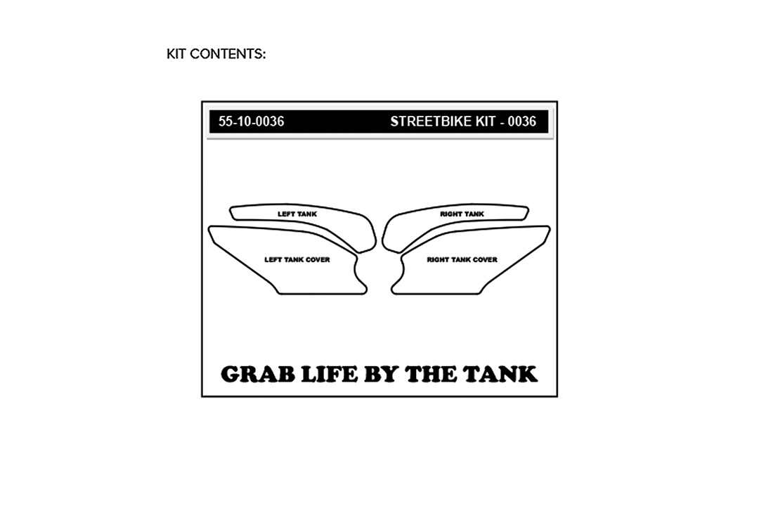 Stompgrip híbrido, Volcano, para Kawasaki Ninja 250R, 2008-2012