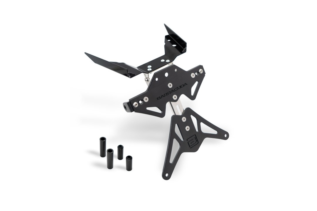 Soporte de matrícula Barracuda de aluminio para BMW R1250GS 2019-
