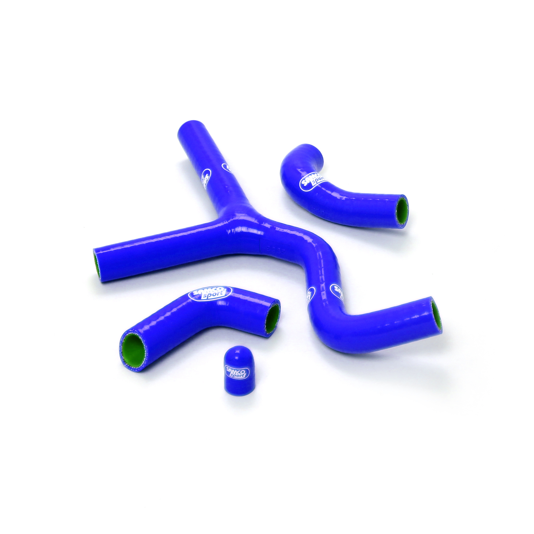 Kit de mangueras de silicona SAMCO SPORT termostato Bypass azul para KTM 400 EXC 520 EXC 450 EXC 525 EXC años de modelo 2000-2007