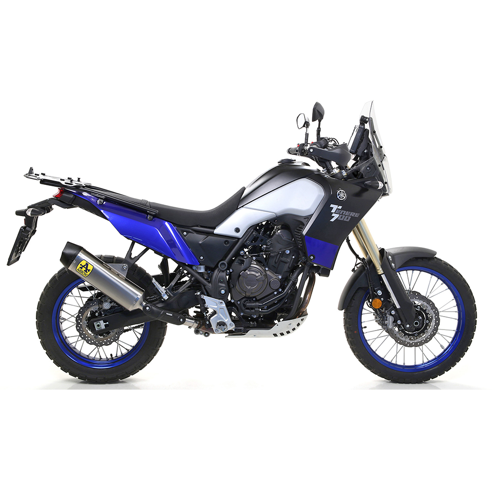 Escape ARROW INDY RACE con carcasa de titanio y tapa de carbono para Yamaha Tenere 700 a partir del año de modelo 2019