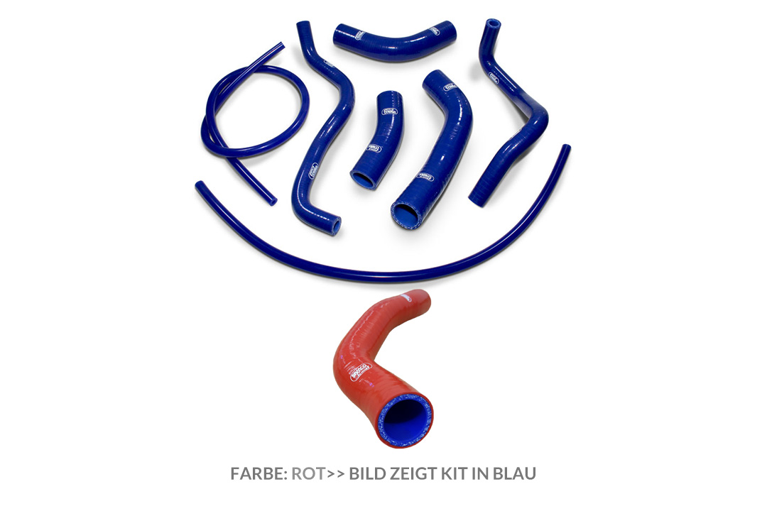 Kit de mangueras de silicona SAMCO SPORT rojo para Yamaha Tenere 700 años de modelo 2019-2024