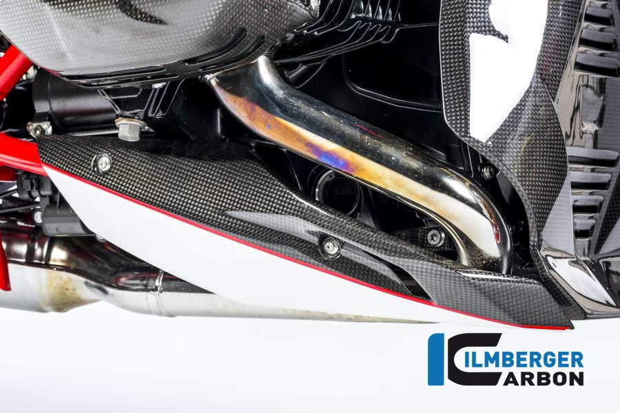 Ilmberger Carbon Spoiler de Motor lado derecho, Carbono