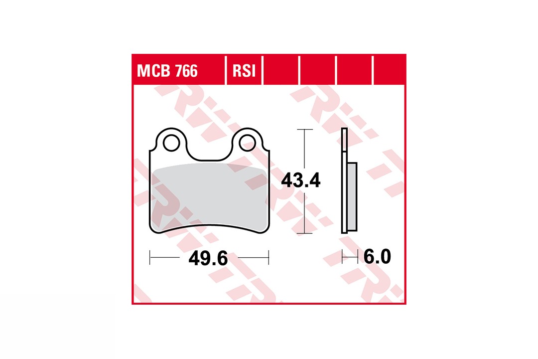 TRW Juego de pastillas del frenos Sinter Offroad MCB766RSI