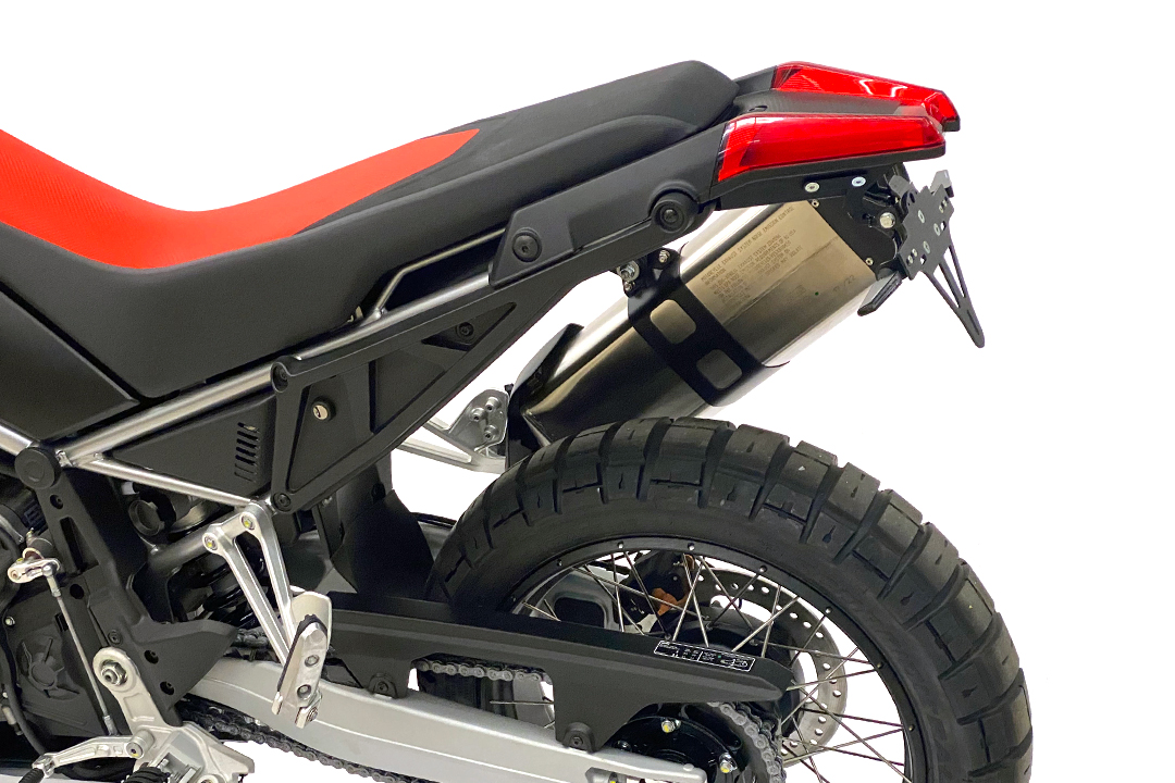 Soporte de matrícula alpha Technik para Aprilia Tuareg 660, Tipo XB / XC / XL / XM, a partir del modelo 2022-