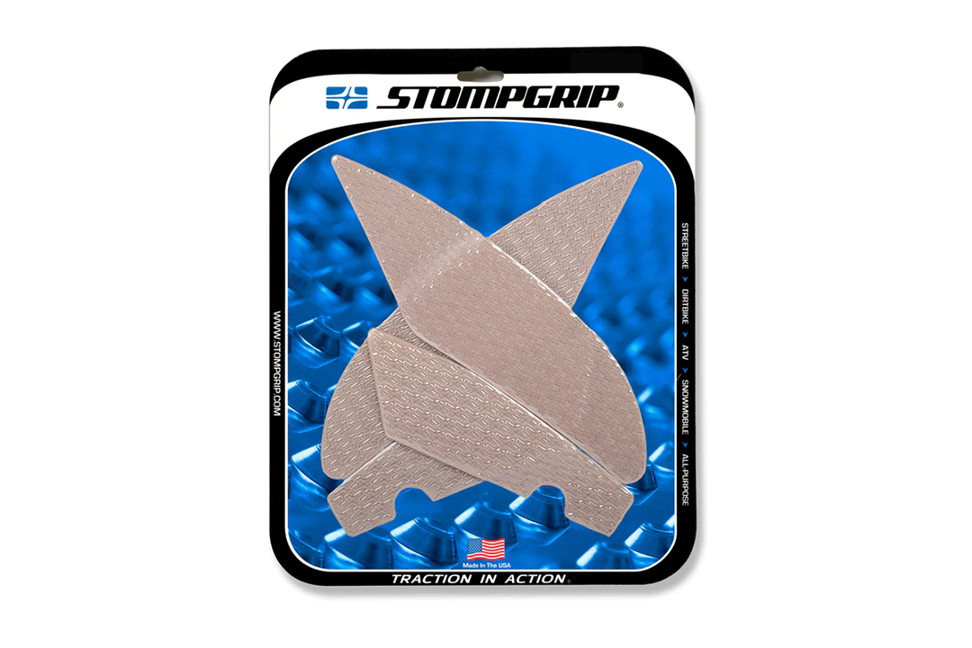 Almohadillas de Tracción Stompgrip transparentes, para Yamaha YZF-R6, 2017-2025