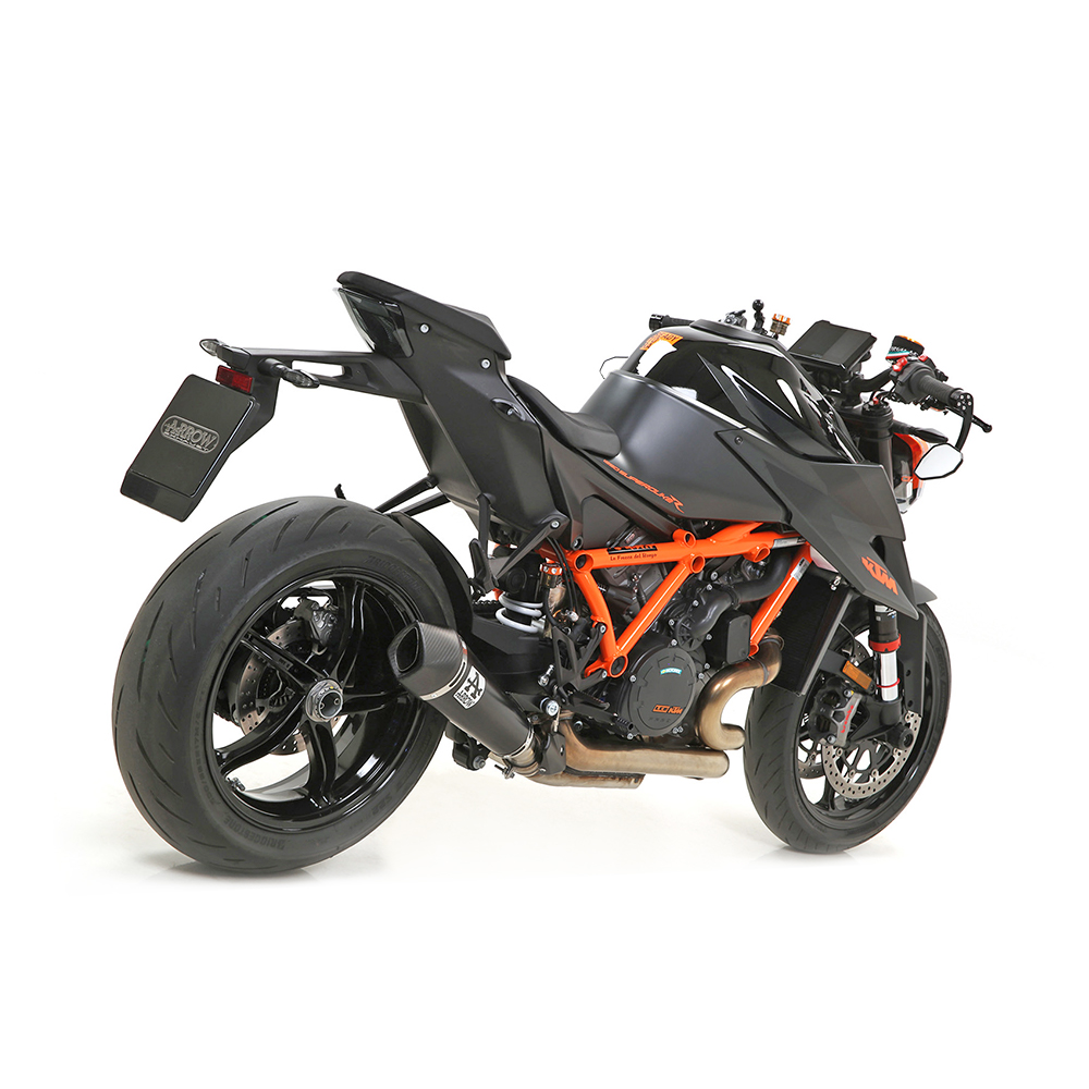 ARROW Silenciador X-KONE Acero inoxidable negro para KTM 1290 Super Duke R año modelo 2020-, 1390 Super Duke R 2024-