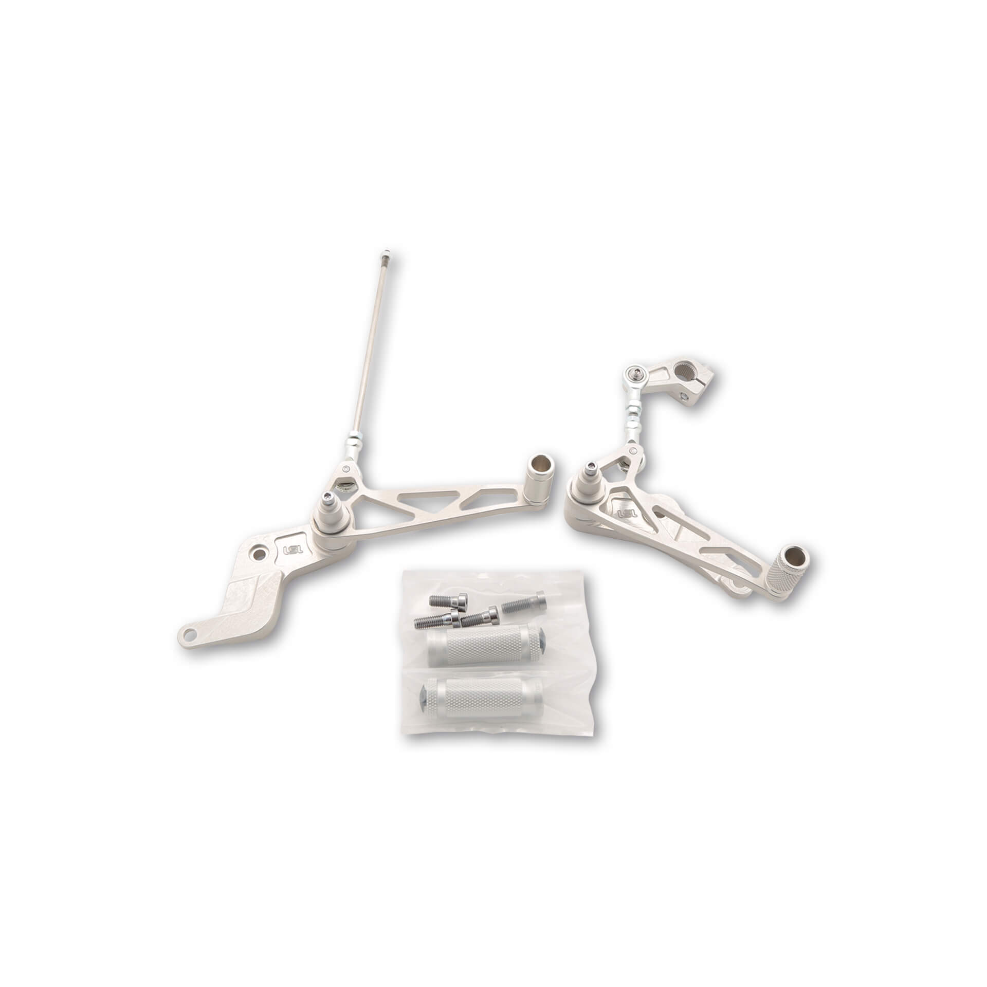 Estriberas LSL con homologación ABE para Honda CB750 Seven Fifty, año de modelo 1992-2002, plata