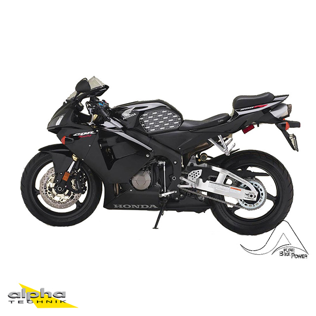Stompgrip negro, Volcano, para Honda CBR600RR, 2003-2006