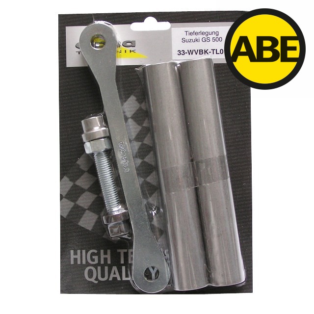 Kit de rebaje alpha Technik 30mm Suzuki GS500; Tipo WVBK; Año de modelo 2001-