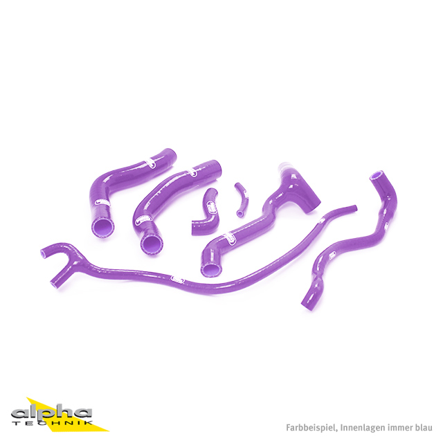 Kit de mangueras de silicona SAMCO SPORT violeta para Aprilia SMV750 Dorsoduro año de modelo 2007-2017