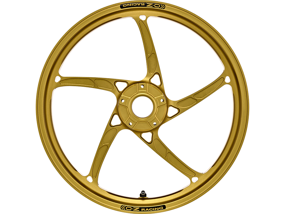 Juego de llantas OZ Piega R de aluminio en oro mate para Ducati Panigale V4(S) 2018-2024, 1199 Panigale 2012-2014, 1299 Panigale 2015-2018, Streetfighter V4(S) 2020-2022