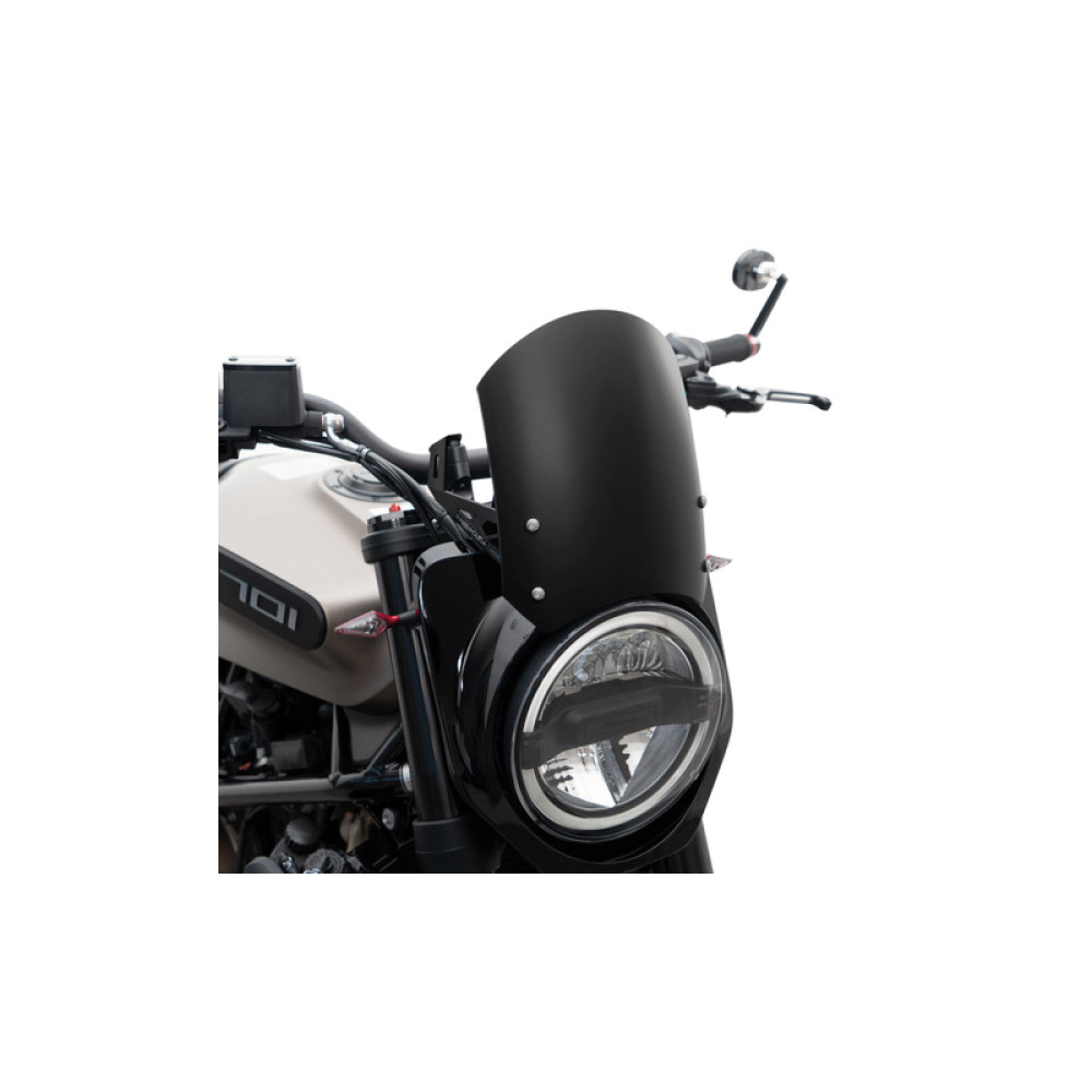 Parabrisas Barracuda Classic Aluminio negro para Husqvarna Svartpilen 701 2018-