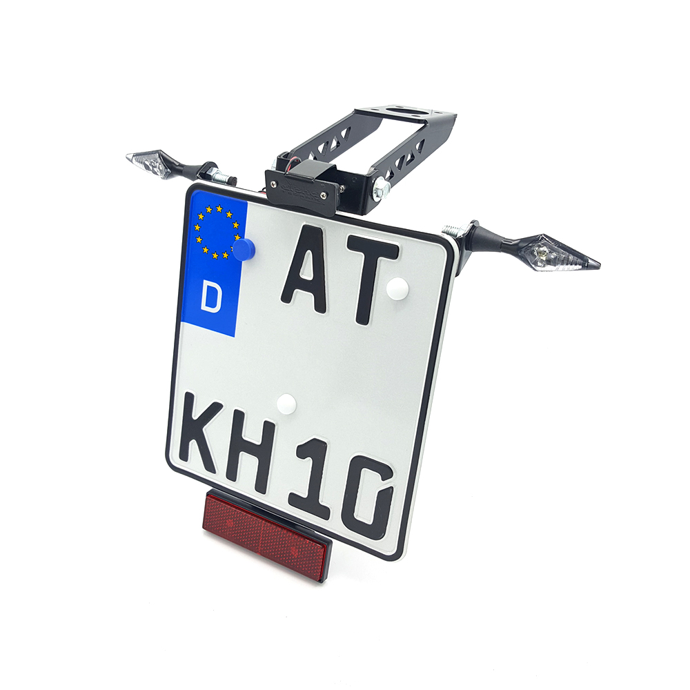 alpha Technik Portamatrículas para Yamaha YZF-R6; Tipo RJ27; Año del modelo 2017-