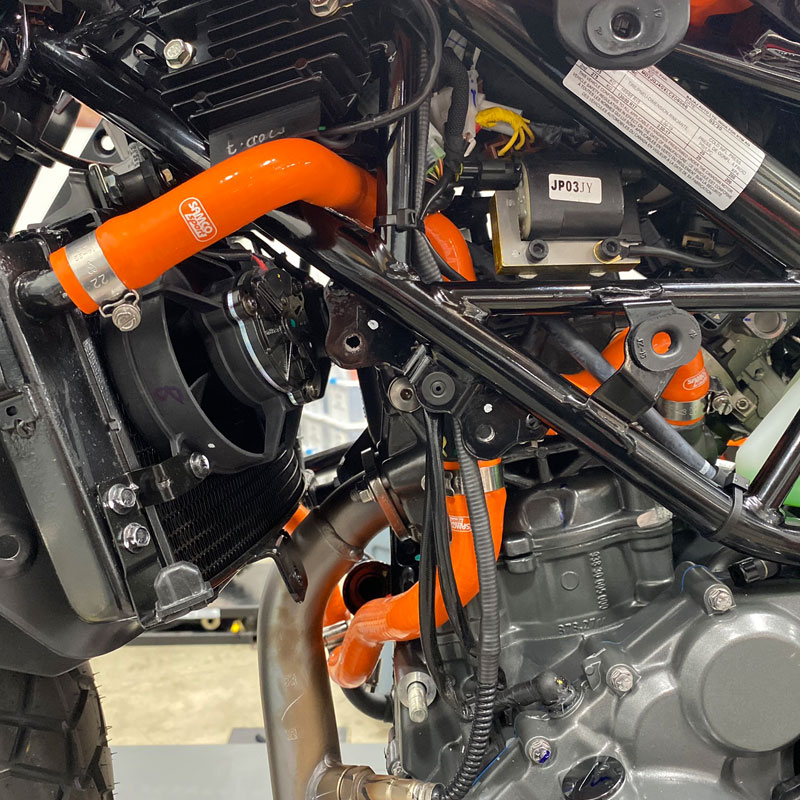 Kit de mangueras de silicona SAMCO SPORT naranja para KTM 390 Adventure 390 RC Año del modelo 2022-2024