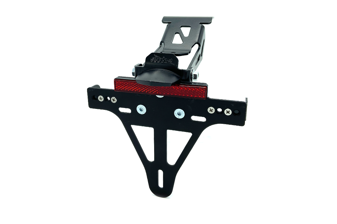 Soporte de matrícula alpha Technik para Honda CRF300L / CRF300LA Rally, Tipo ND16, Año de modelo 2021-