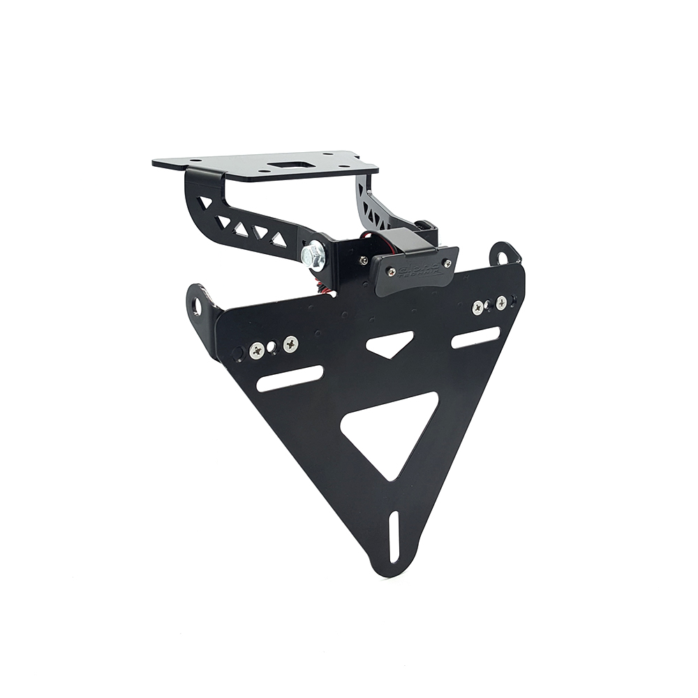 Soporte de matrícula alpha Technik para Kawasaki Ninja 300; Tipo EX300A; Año del modelo 2012-