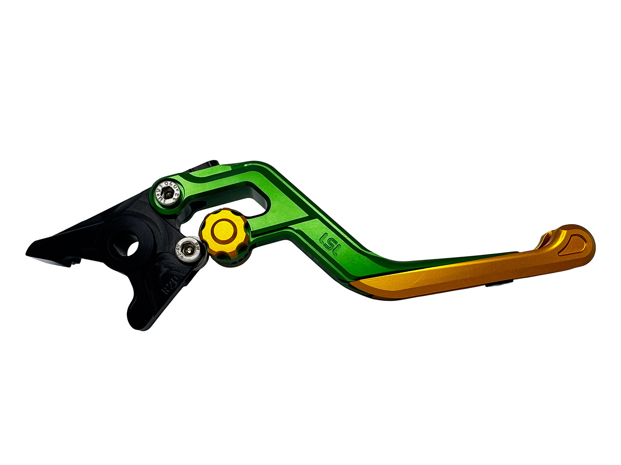 Maneta de Freno LSL ERGONIA R20 Verde/Oro/Oro