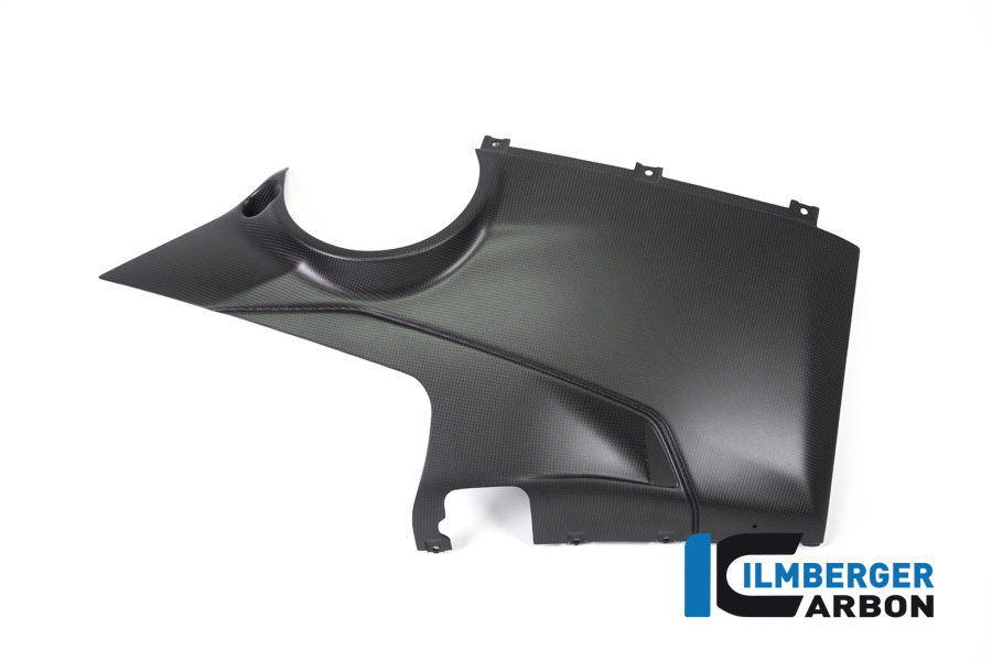 Parte inferior del carenado de carbono Ilmberger lado derecho mate para Ducati Panigale V4 / V4S a partir de 2018