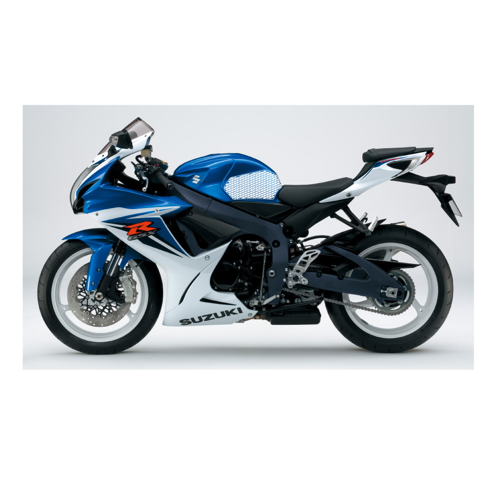 Almohadillas de tracción Stompgrip transparentes, para Suzuki GSXR600, 750, 2011-2025