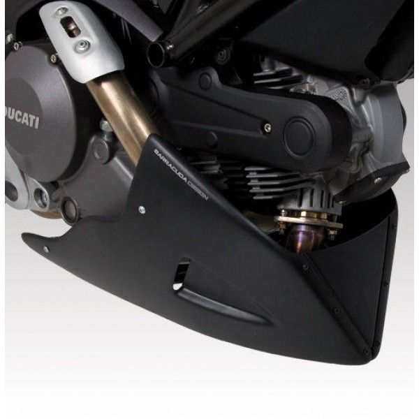 Barracuda Bugspoiler AEROSPORT para Ducati Monster 696 2009 - 2014 Monster 796 2011 - 2015 negro sin pintar