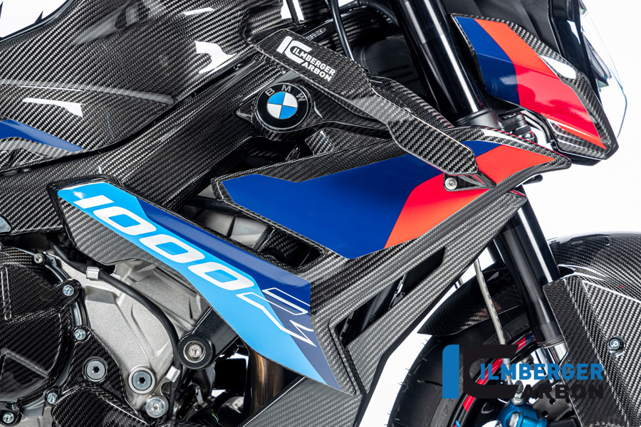 Panel lateral de carenado de carbono Ilmberger lado derecho, brillante, BMW M1000R 2023-
