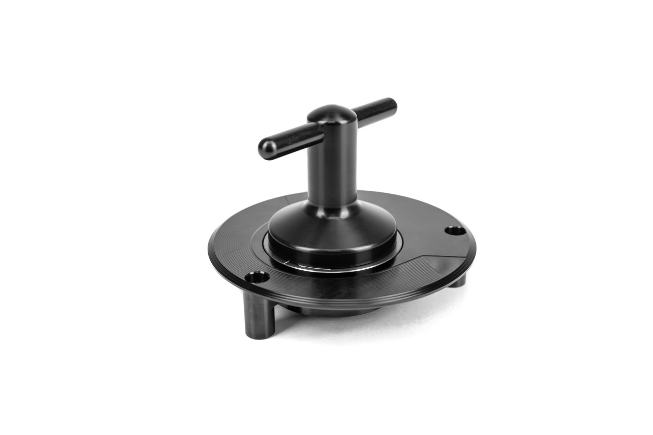 Tapa de combustible Gilles, negro-gris, para Aprilia RS 660, Tuono 660 y RS 457