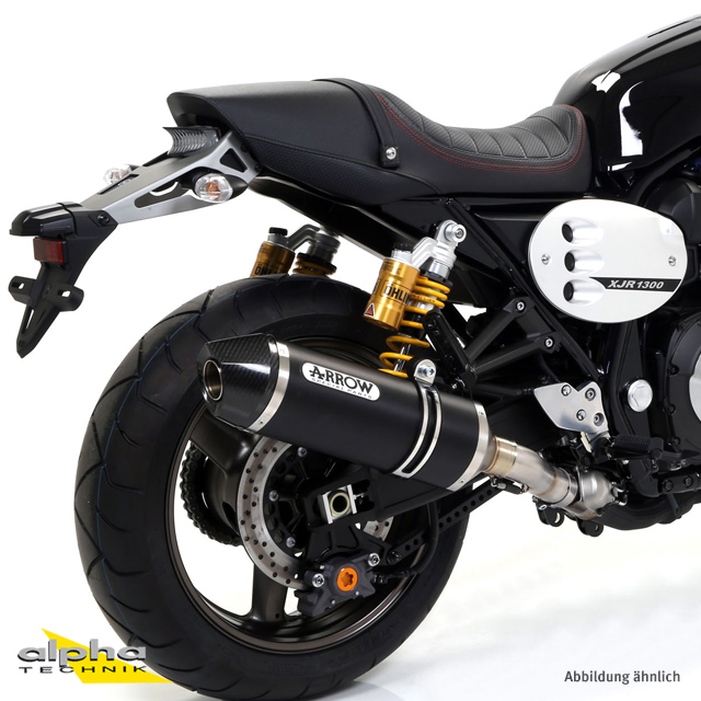 Escape ARROW RACE TECH para Yamaha XJR1300 2007-16 de aluminio, negro