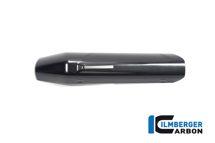 Protector térmico de escape de carbono Ilmberger para Akrapovic silenciador, mate, Ducati Multistrada V4 2020-