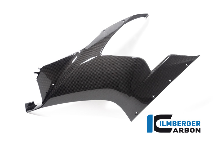 Carenado lateral de carbono Ilmberger preparado para Winglet lado izquierdo, brillante, Ducati Panigale V2 2020-