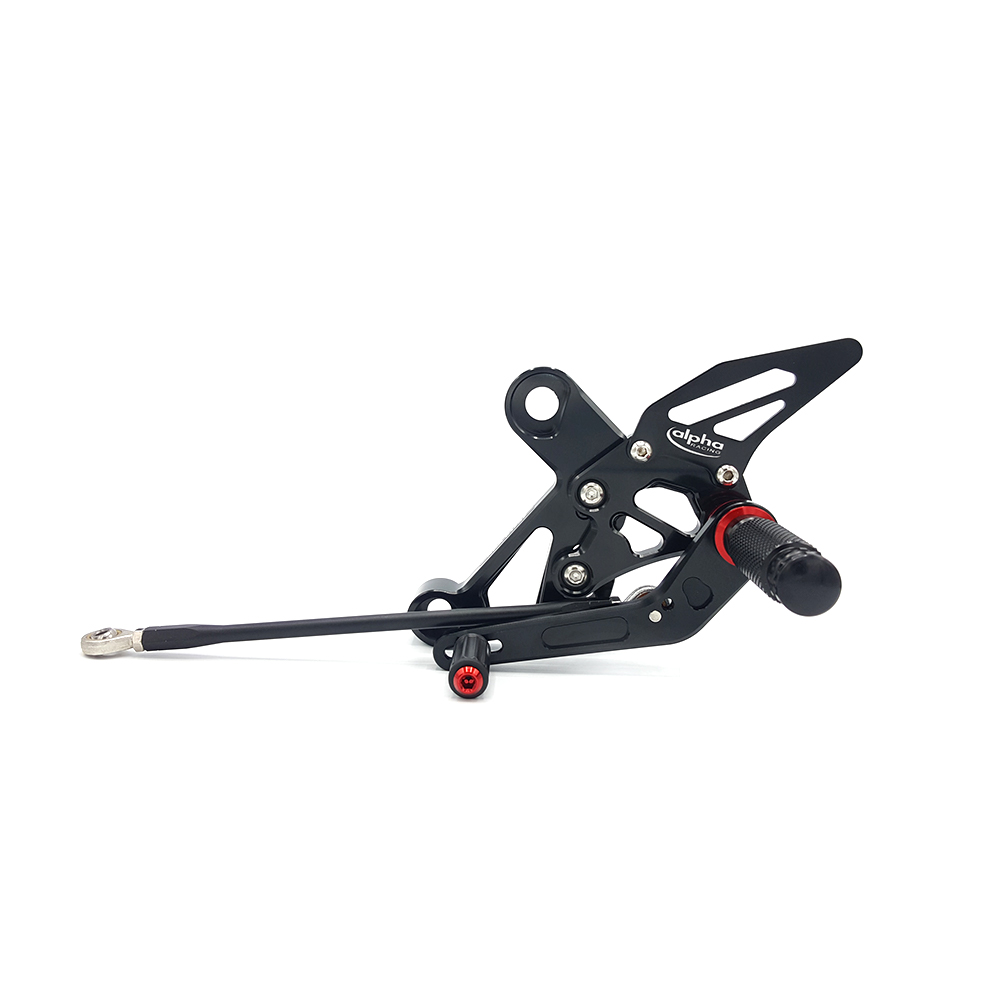 >TRACK< Sistema de reposapiés negro Yamaha MT09 a partir de 2014 / MTN850-A a partir de 2017 / MTM-850 a partir de 2016 ABE