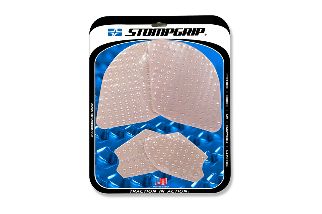 Almohadilla de Tracción Stompgrip depósito de gasolina transparente, Volcano, Kit de Tracción Streetbike depósito de gasolina para Panigale V4 (R, S, SP) y Streetfighter V4 (S, SP)