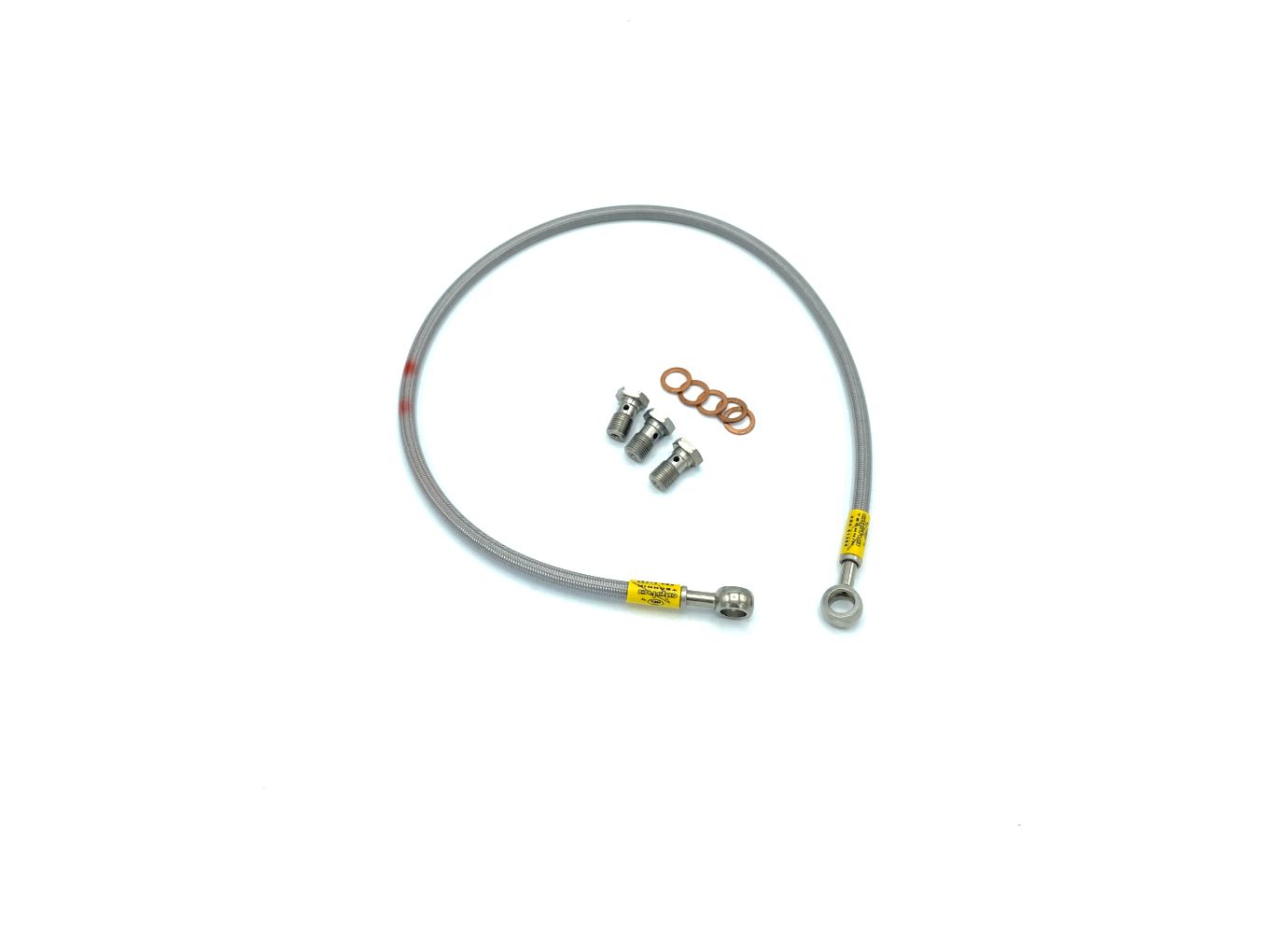Latiguillo de freno de acero trenzado HEL trasero Tipo de montaje OEM para Ducati 848 Evo 2010 - 2013, acero inoxidable