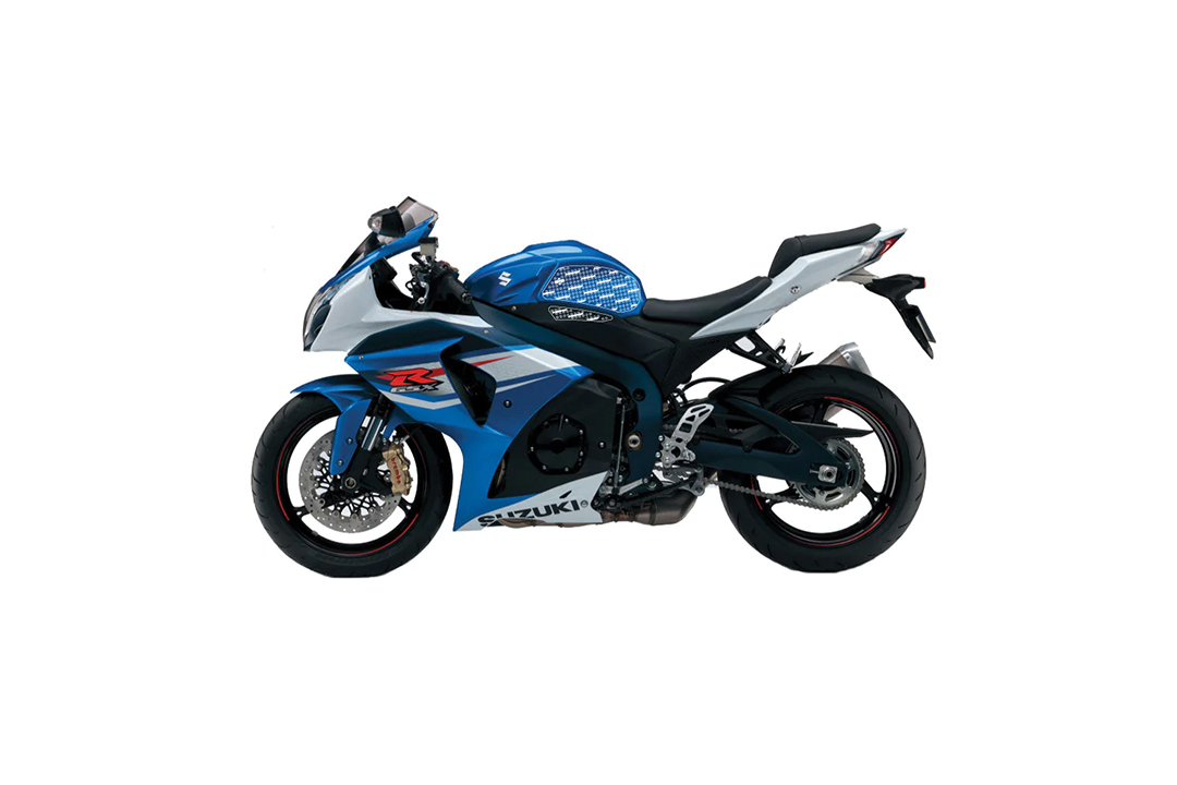 Stompgrip transparente, Icon, para Suzuki GSX-R1000, 2009-2016
