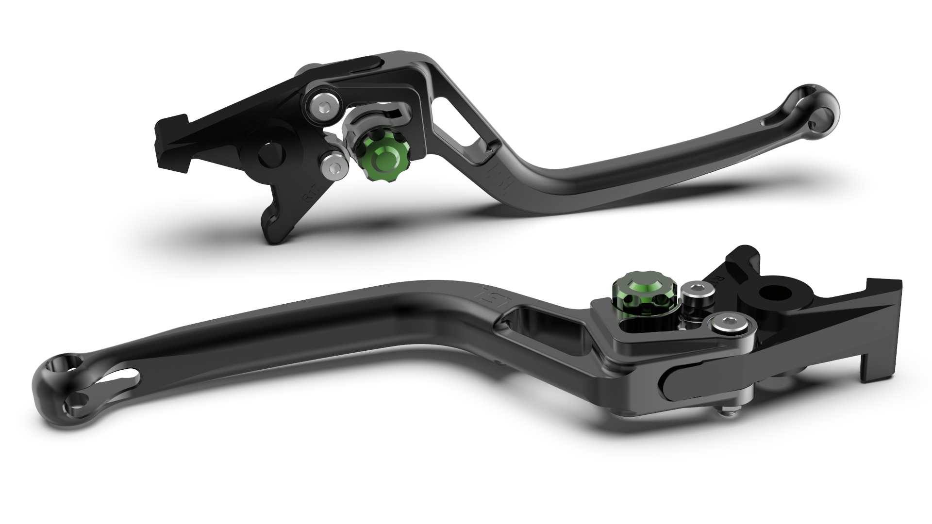 Maneta de freno LSL BOW R82, negro/verde