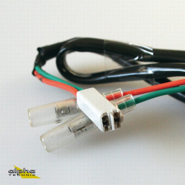 Cable adaptador de intermitente mini LED a cableado para Honda y Kawasaki