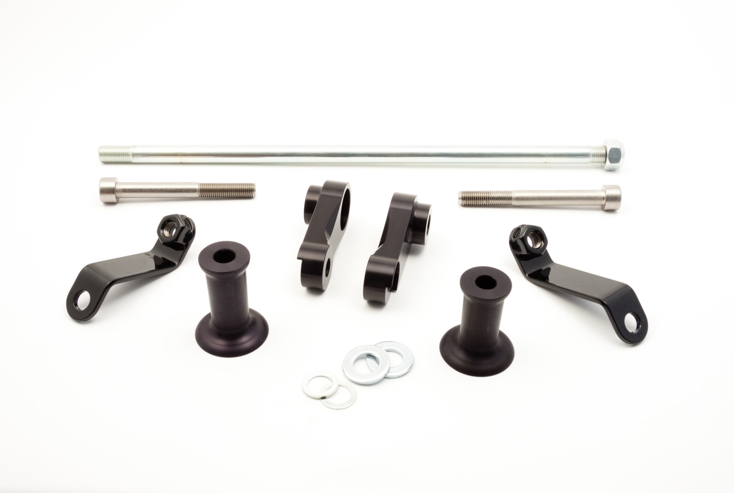 LSL Kit de Montaje de Topes Anticaída para Suzuki SFV650 Gladius, para 2009-2015, SV650, 2016- (RA), negro