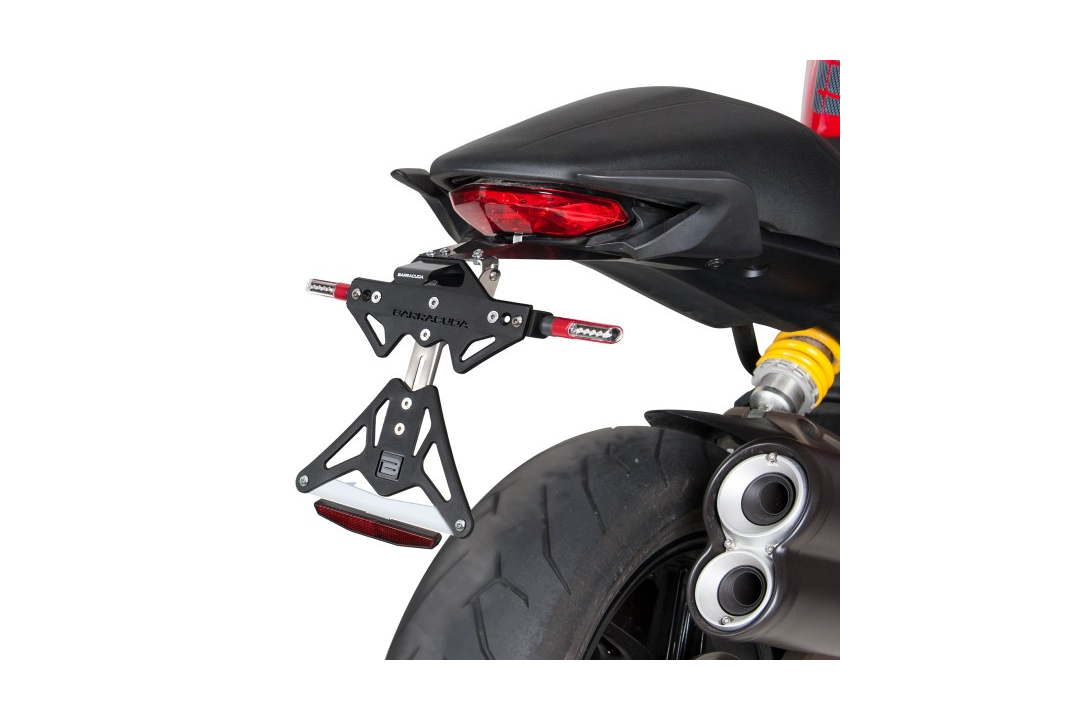 Soporte de matrícula Barracuda para Ducati Monster 821