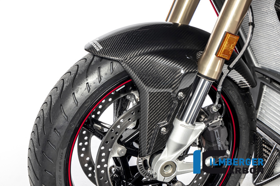Guardabarros delantero Ilmberger de Carbono anterior, delanteroe (versión extendida), brillante, BMW S1000XR 2020- M1000XR 2024-