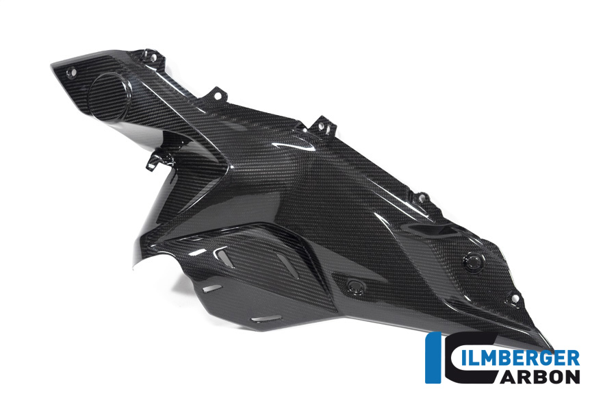 Tapa lateral de carbono Ilmberger bajo depósito de gasolina lado izquierdo, brillante, BMW R1250RS 2019-